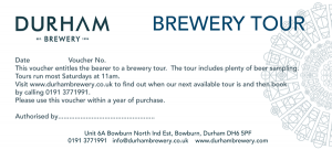 Brewery Tour Voucher